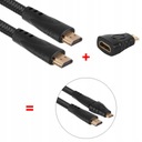 Мини-адаптер HDMI и кабель HDMI HQCABLE HQK-10 длиной 1,5 м