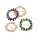 4PCS МЕТАЛ ROUND T SHIRT CLIPS MODNE BYSZCZACE WIELOWARSTWOWE TU  (17706678043) фото min 7