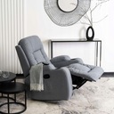 Массажное вращающееся кресло-качалка с откидной спинкой для гостиной, лофта, современного серого цвета BOX 2
