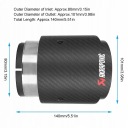 Z FIBERS CARBON 80MM INLET 101MM LATTICE REAR GARDLO DIRECT MY  photo 12