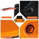 KIT 10 HEADLIGHTS OBRYSOWYCH LED ZOLTYCH IP67 DO TRAILER CIEZAROWYCH  photo 13