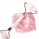 МАССАЖЕР ДЛЯ ЛИЦА, 100% РОЗОВЫЙ ЖАДЕИТ, РОЛИК-РОЗА