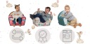 Крісло дитяче | Зручне, Легке, Безпечне, Ідеально підходить для дитячої кімнати