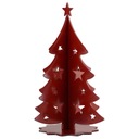 РОЖДЕСТВЕНСКАЯ ЕЛКА металл 3D УКРАШЕНИЕ РОЖДЕСТВЕНСКИЙ ОРНАМЕНТ ЛОФТ красный