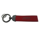 БРЕЛОК ДЛЯ КЛЮЧЕЙ BMW M-PACKAGE АЛЬКАНТАРА КРАСНЫЙ
