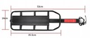 NOSIČ BICYKLOV UNIVERZÁLNY NASTAVITEĽNÝ HLINÍKOVÝ ZADNÝ NA BICYKEL + REFLEXNÉ PRVKY Model Bagażnik