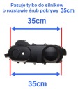 РЕМІНЬ ПРИВІДНИЙ РОЛИКИ DO СКУТЕРА HUATIAN HT50QT 50 4T - POKR. 35CM  (17981975556) фото min 5