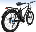 Электрический снегоход ONESPORT 350 Вт, 15 Ач, 100 км, 26 дюймов, толстые шины MTB