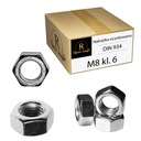 ГАЙКА ШЕСТИГРАННАЯ M8 DIN934 ОЦИНКОВАННАЯ 1 КГ