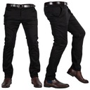 Мужские брюки-чиносы из ткани черного цвета Riki r38