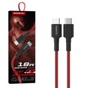 KABEL USB TYP-C 3.6A SOMOSTEL 480Mbps - CZERWONY