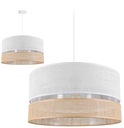 ПОТОЛОЧНЫЙ ПОДВЕСНОЙ СВЕТИЛЬНИК ЛЮСТРА Абажур СОВРЕМЕННЫЙ БОХО ДЖУТ БЕЛЫЙ БЕЖЕВЫЙ LED