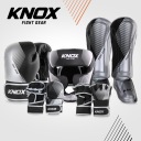 Рукавички Для Mma Knox - Спарингові Тренувальні Захоплені Товсті 7Oz - L Срібні