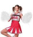 Помпоны «Чирлидер» белые, 2 шт.