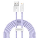 Kabel Przewód USB do Lightning Baseus Dynamic, 2.4A, 2m (Fioletowy) Kod producenta 6932172602086