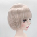 1 шт. парик для куклы, белые волосы Accs