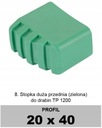 Большая зеленая ножка лестницы Drabex 20 х 40 TP1200