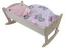 КОЛЫБКА ДЛЯ КУКЛ С ГРАВИРОВКОЙ M. MINKY BEDDING