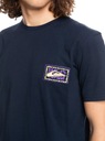 T-shirt Quiksilver Echoes In Time - BYJ0/Navy Dekolt okrągły
