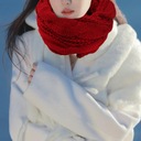 Pletený šál na krk pre ženy mužov Jesenný ženský zimný šál Súprava nešpecifikovaná