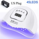 45 LEDS UV LED Lamp For Nails Lamp With Memory Function Professional Nail D