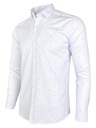 Pánska košeľa biela elegantná vzory SLIM FIT XL Značka iná