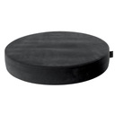 Yellow Tipi Pouffe Velvet Dot черный