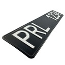 Черная коллекционная табличка для классики