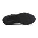 Buty męskie skórzane sztyblety sneakersy wysokie 427KNT czarne 45 Długość wkładki 29.5 cm