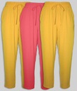 Dámske polyesterové nohavice Pantoneclo (žlté + červené) – Combo Pack Značka PANTONECLO