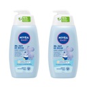 NIVEA BABY 2in1 Гель и шампунь для ванны с помпой для детей 2 x 500мл