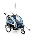 ПРИЦЕП ДЛЯ ВЕЛОСИПЕДА JOGGER ALL4BABY 2в1 LED 03 КОЛЕСО 360