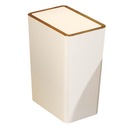 Контейнер для мусора с крышкой Slim Narrow Garbage 15л Белый