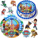 МЕГА НАБОР ТОРТА PAW PATROL PAW PATROL ТОРТ + 8 шт ПЕРСОНАЖИ + ТЕКСТ