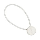 KLASYCZNA BIAŁA KLAMRA PLECIONA NA MAGNES UPIĘCIE DO FIRAN ZASŁON KOŁO