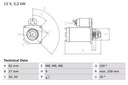Štartér (12V, 2,3kW) MITSUBISHI CANTER (FB7, FB Výrobca dielov Bosch