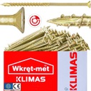 WKRĘTY CIESIELSKIE KMWHT 6x50 TORX ŁEB STOŻKOWY KLIMAS 200sztuk