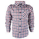 Koszula czerwona kratka 98