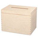 Деревянная КОРОБКА, коробочка для декупажа конвертов.