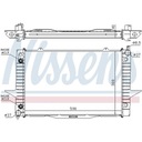 CHLODNICA, SISTEMA DE REFRIGERACIÓN DEL MOTOR NISSENS 65548A 