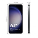 Samsung Galaxy S23/ 8GB/ 256GB/ Black SM-S911BZKGEUE Hmotnosť 168 g