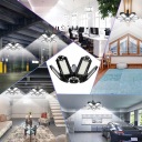 ФАРА ГАРАЖА LED (СВІТЛОДІОД) SUFITOWA 200W 7 ПАНЕЛІ E27 РЕГУЛЮВАННЯМ 360° DO GARAZY  (17848305261) фото min 15