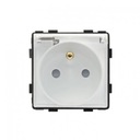 ЭЛЕКТРИЧЕСКАЯ РОЗЕТКА B-LINE БЕЛАЯ ФРАНЦУЗСКАЯ IP44