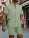SHEIN MINT SET РУБАШКА КОРОТКИЕ ШОРТЫ L 45521