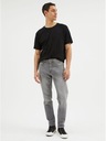 George džínsy pánske nohavice stretch svetlo šedé džínsy zúžené 34/30 Značka George