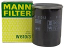 FILTRO ACEITES MANN-FILTER EN 610/3 