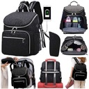 СУМКА ДЛЯ КОЛЯСКИ, РЮКЗАК ДЛЯ МАТЕРИ, ТЕРМООРГАНИЗАТОР НА МОЛНИИ, КАРМАНЫ USB