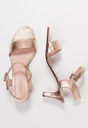 ESPRIT DELFY sandále medené zlato na nízkom podpätku veľ. 39 Materiál vložky plast