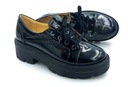 Красивые туфли из 100% МЯГКОЙ кожи, легкая толстая подошва М27, цвет черный 38.