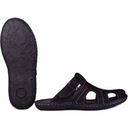 Pánske kožené kryté papuče čierne Kampol veľ.41 Dĺžka vložky 27 cm